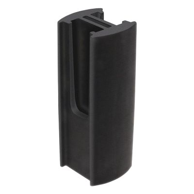 Electrode adapter for HORIBA series 200, dual mount, side viewschwarzer Elektrodenadapter, Doppelhalterung 